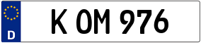 Truck License Plate